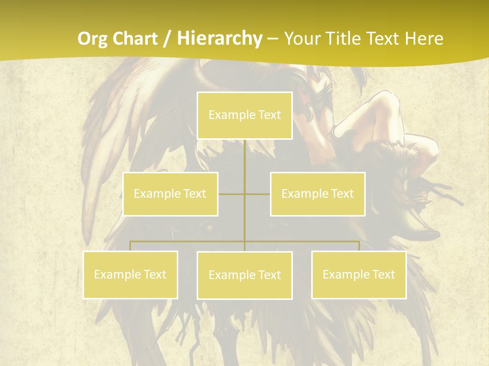 A Picture Of A Bird Sitting On Top Of A Plant PowerPoint Template