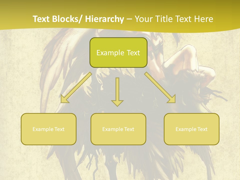 A Picture Of A Bird Sitting On Top Of A Plant PowerPoint Template