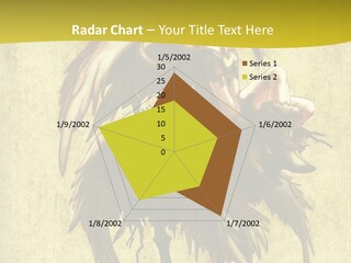 A Picture Of A Bird Sitting On Top Of A Plant PowerPoint Template