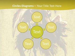 A Picture Of A Bird Sitting On Top Of A Plant PowerPoint Template