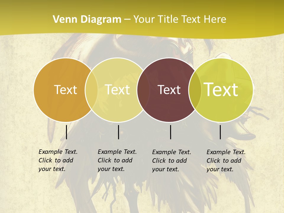 A Picture Of A Bird Sitting On Top Of A Plant PowerPoint Template