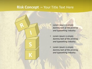 A Picture Of A Bird Sitting On Top Of A Plant PowerPoint Template