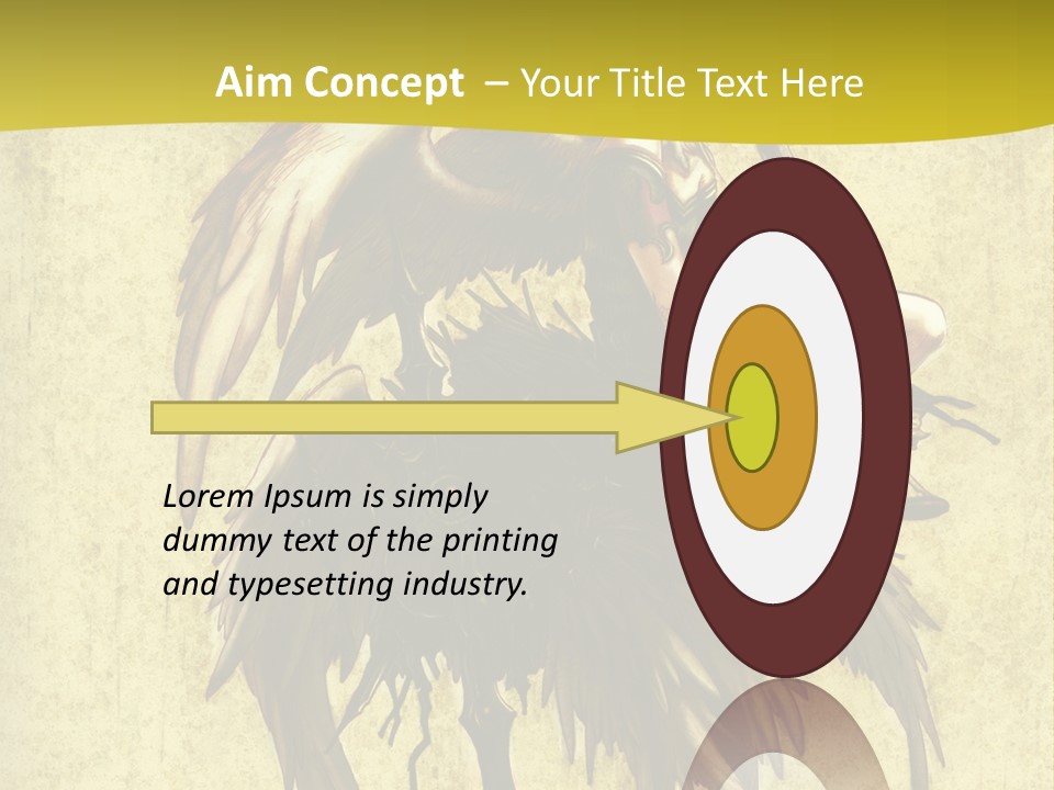 A Picture Of A Bird Sitting On Top Of A Plant PowerPoint Template