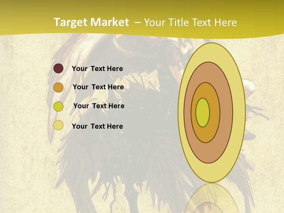 A Picture Of A Bird Sitting On Top Of A Plant PowerPoint Template