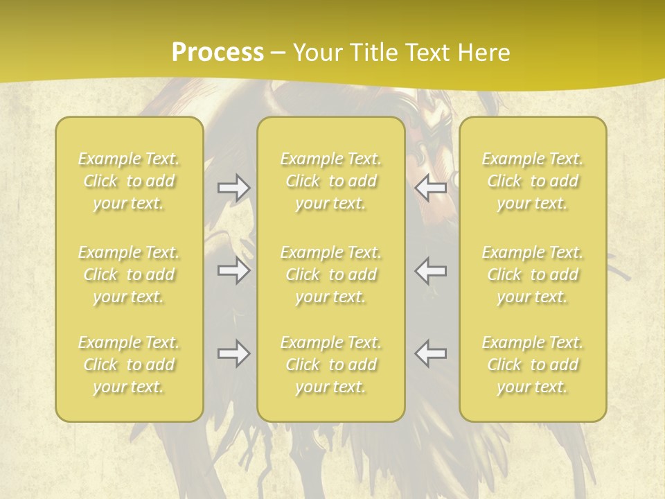 A Picture Of A Bird Sitting On Top Of A Plant PowerPoint Template
