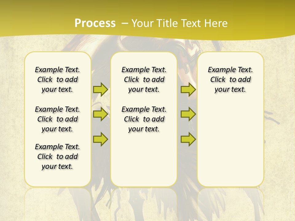 A Picture Of A Bird Sitting On Top Of A Plant PowerPoint Template