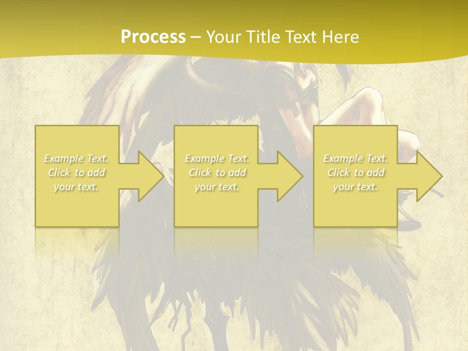 A Picture Of A Bird Sitting On Top Of A Plant PowerPoint Template