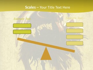 A Picture Of A Bird Sitting On Top Of A Plant PowerPoint Template