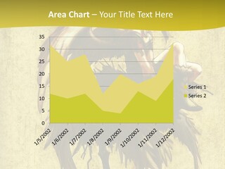 A Picture Of A Bird Sitting On Top Of A Plant PowerPoint Template