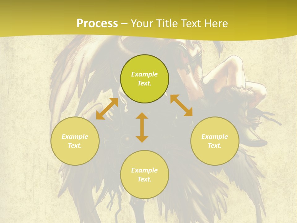 A Picture Of A Bird Sitting On Top Of A Plant PowerPoint Template
