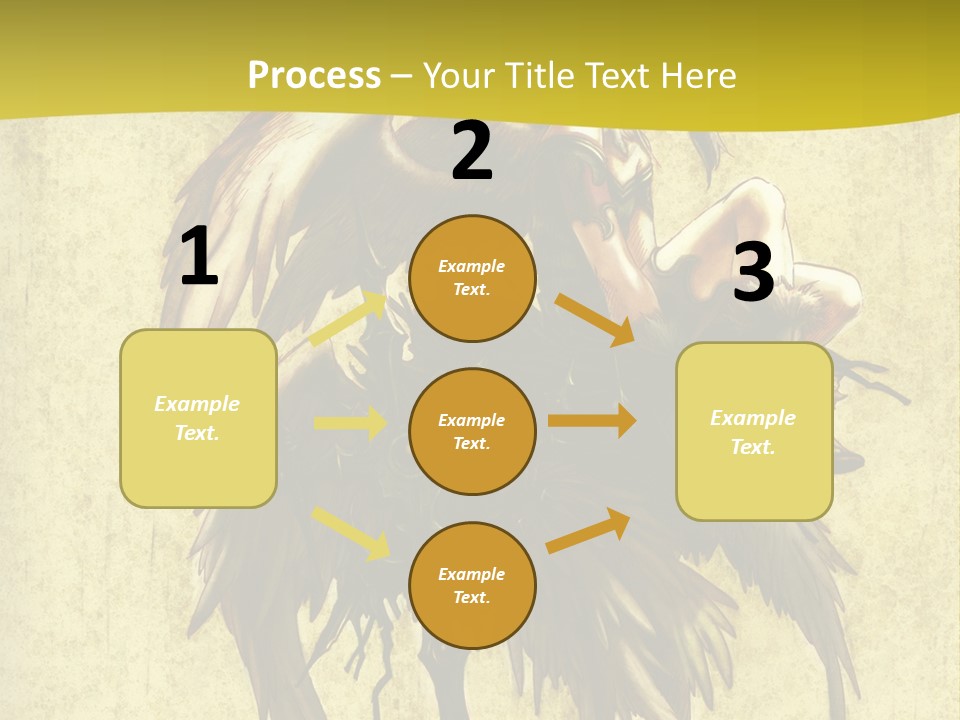 A Picture Of A Bird Sitting On Top Of A Plant PowerPoint Template