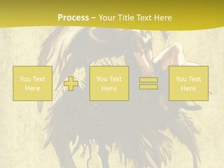 A Picture Of A Bird Sitting On Top Of A Plant PowerPoint Template