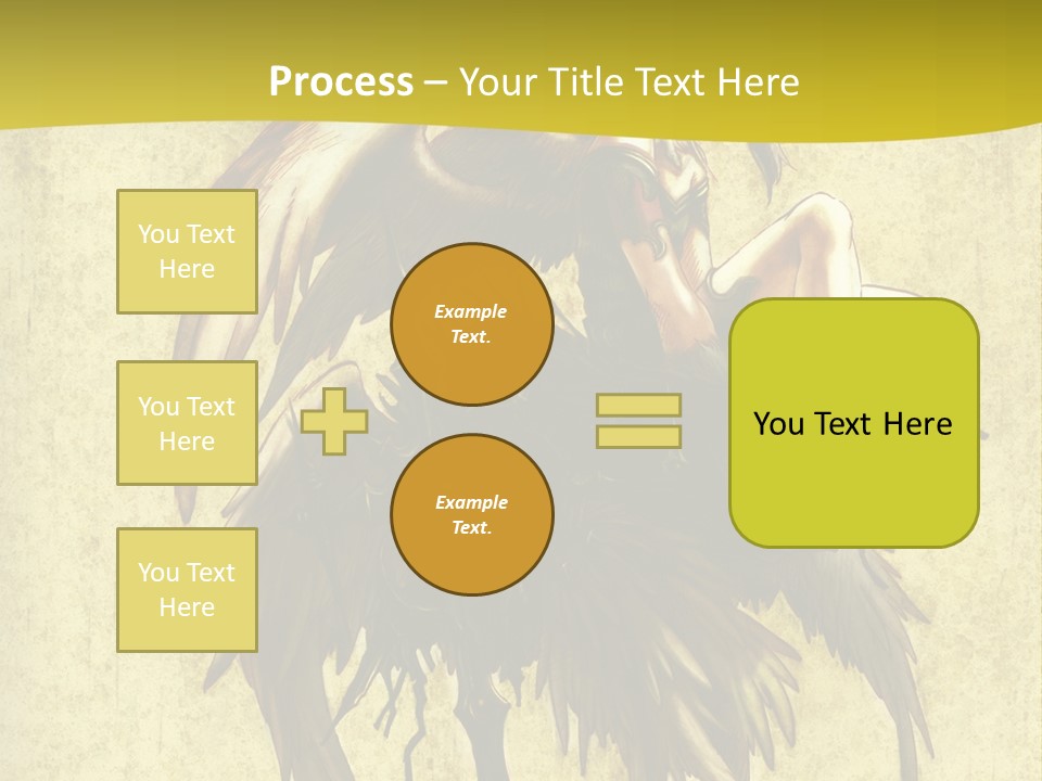 A Picture Of A Bird Sitting On Top Of A Plant PowerPoint Template