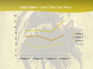 A Picture Of A Bird Sitting On Top Of A Plant PowerPoint Template