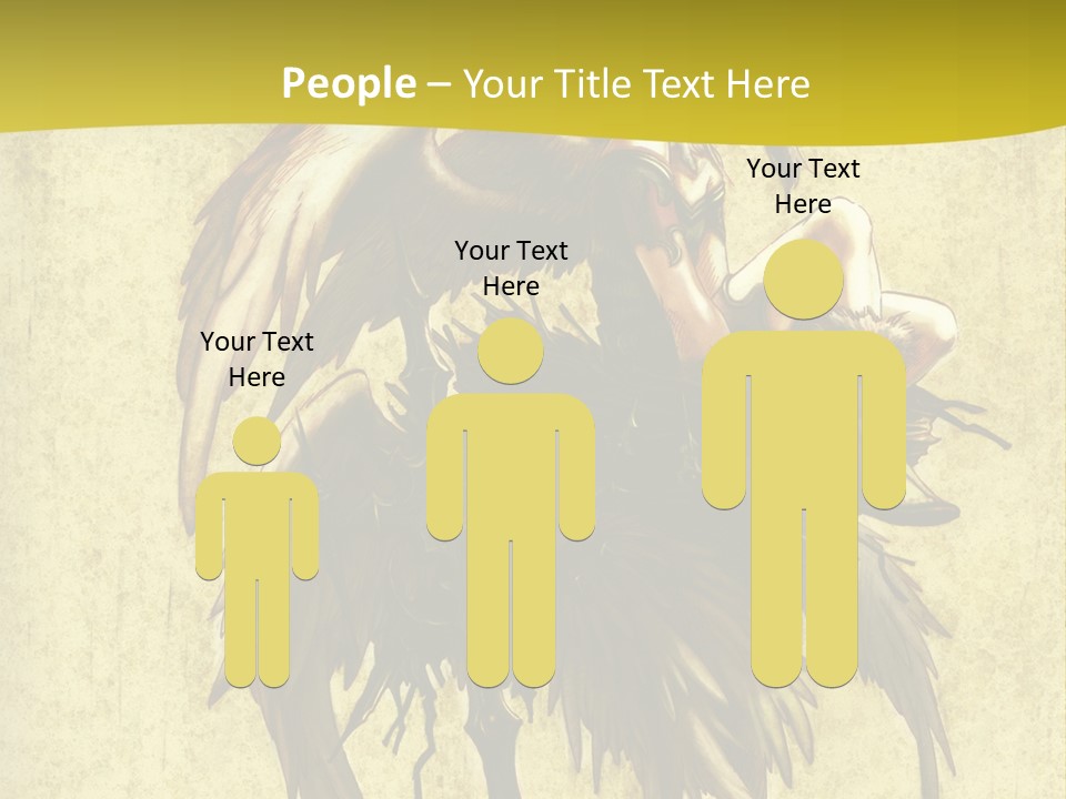 A Picture Of A Bird Sitting On Top Of A Plant PowerPoint Template