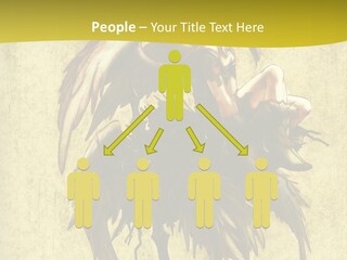 A Picture Of A Bird Sitting On Top Of A Plant PowerPoint Template