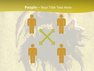 A Picture Of A Bird Sitting On Top Of A Plant PowerPoint Template