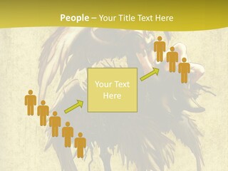 A Picture Of A Bird Sitting On Top Of A Plant PowerPoint Template