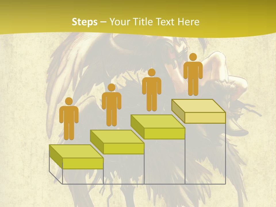 A Picture Of A Bird Sitting On Top Of A Plant PowerPoint Template