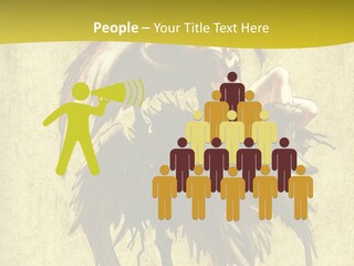 A Picture Of A Bird Sitting On Top Of A Plant PowerPoint Template