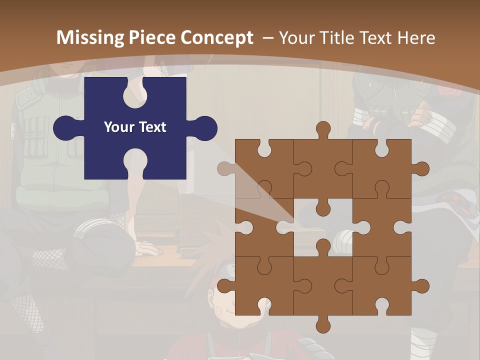 A Group Of Anime Characters Sitting On A Bench PowerPoint Template