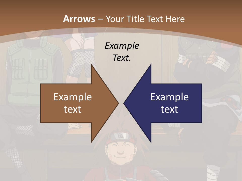 A Group Of Anime Characters Sitting On A Bench PowerPoint Template