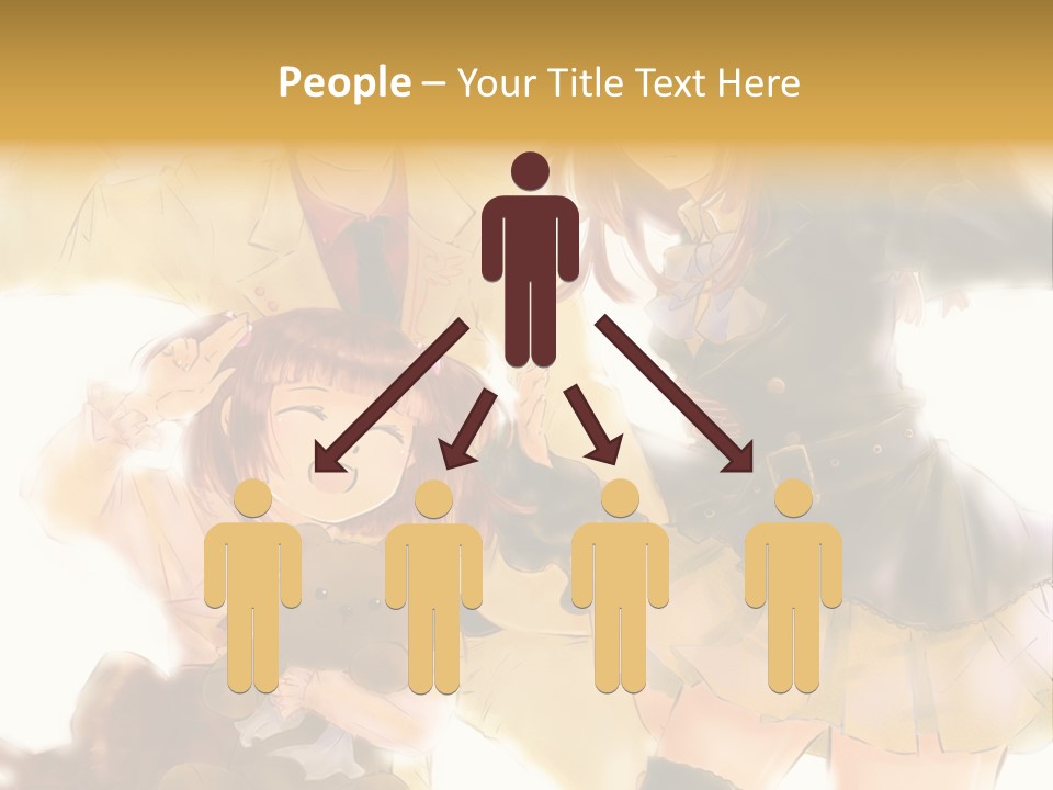A Group Of People Standing Next To Each Other PowerPoint Template