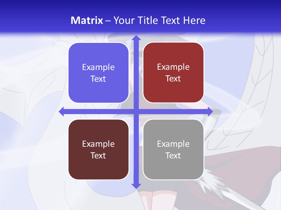 A Woman With A Sword In Her Hand And A Dragon In The Background PowerPoint Template