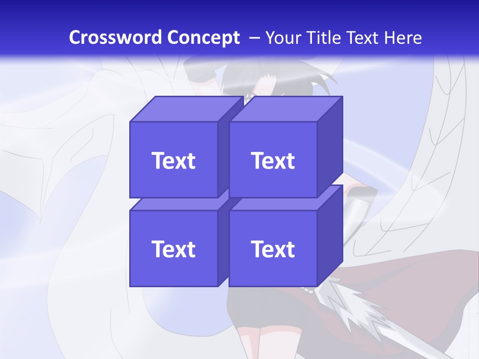 A Woman With A Sword In Her Hand And A Dragon In The Background PowerPoint Template