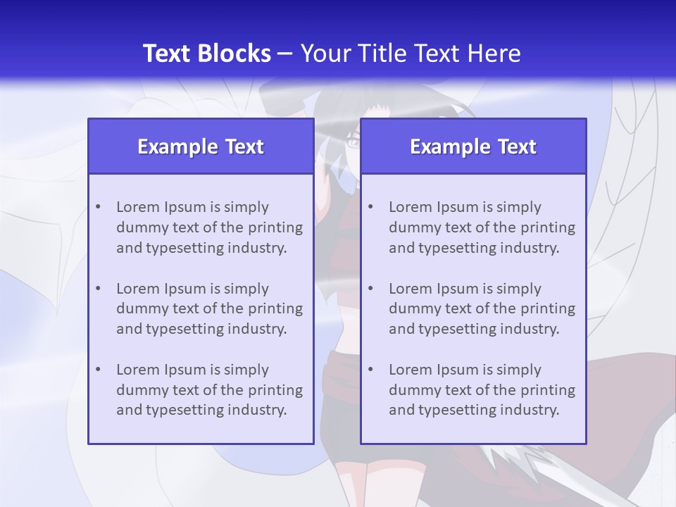 A Woman With A Sword In Her Hand And A Dragon In The Background PowerPoint Template