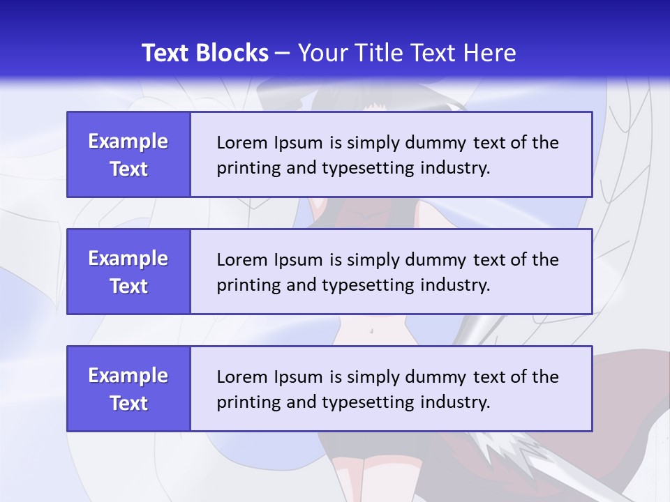 A Woman With A Sword In Her Hand And A Dragon In The Background PowerPoint Template