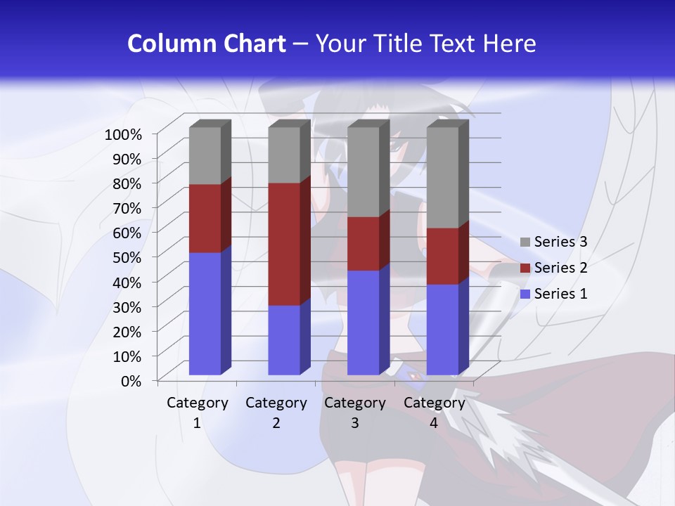 A Woman With A Sword In Her Hand And A Dragon In The Background PowerPoint Template