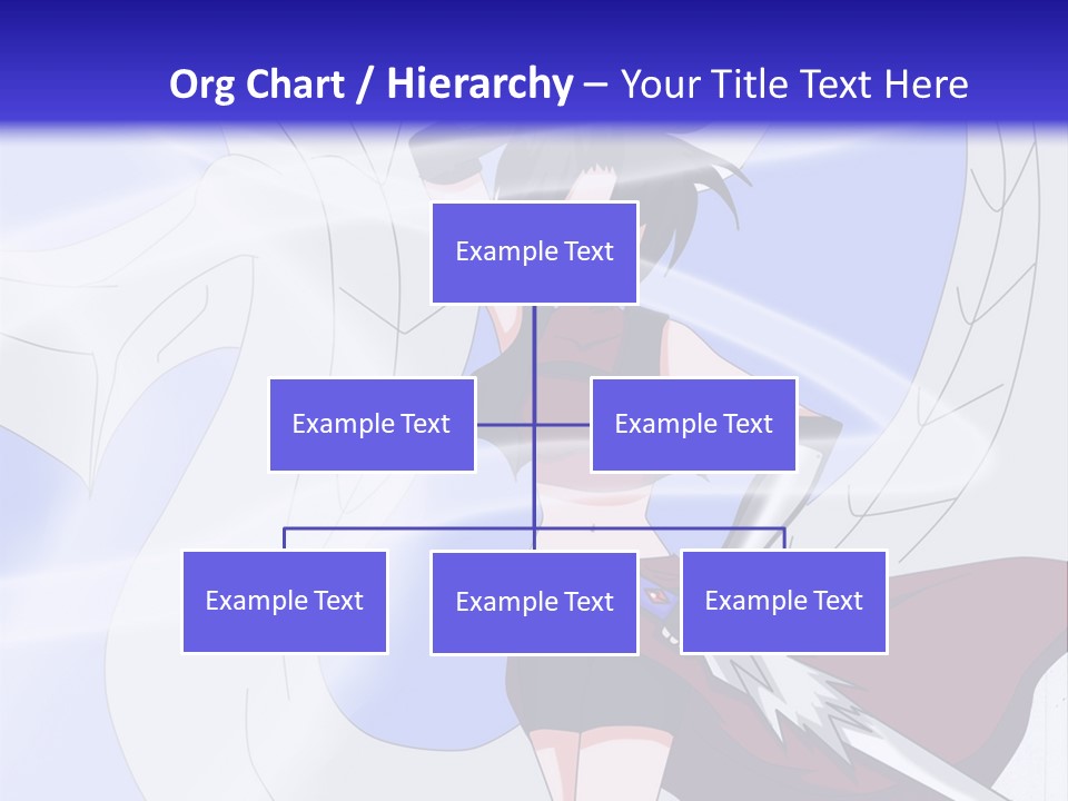 A Woman With A Sword In Her Hand And A Dragon In The Background PowerPoint Template