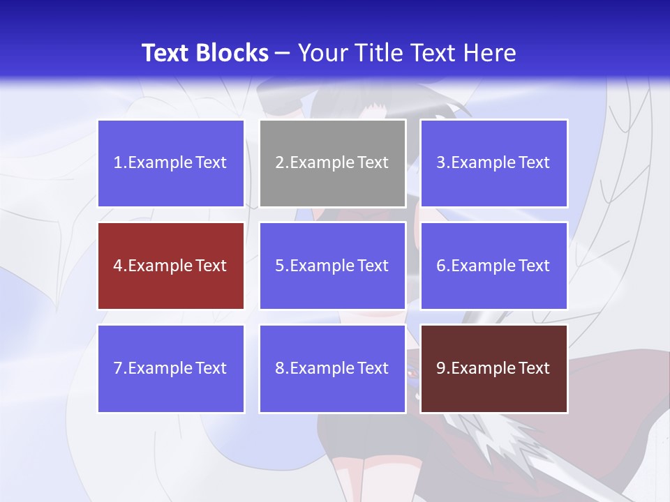 A Woman With A Sword In Her Hand And A Dragon In The Background PowerPoint Template