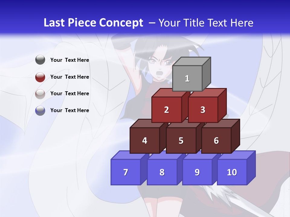 A Woman With A Sword In Her Hand And A Dragon In The Background PowerPoint Template