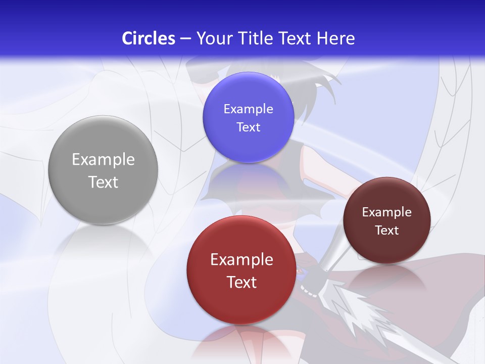 A Woman With A Sword In Her Hand And A Dragon In The Background PowerPoint Template