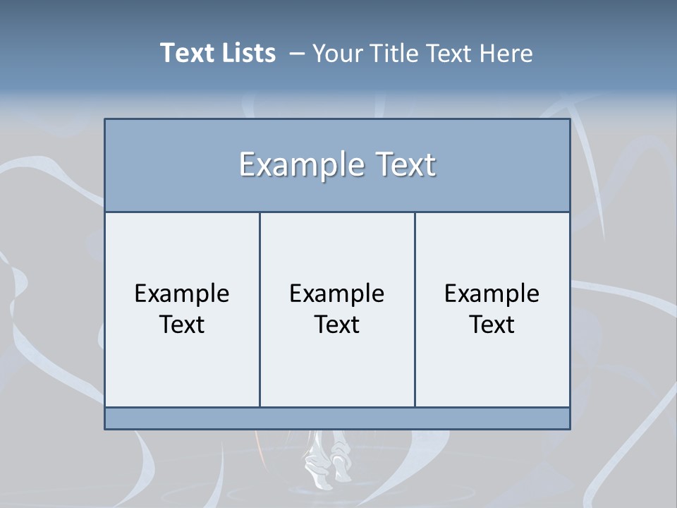 A Woman In A Blue Dress On A Stage PowerPoint Template