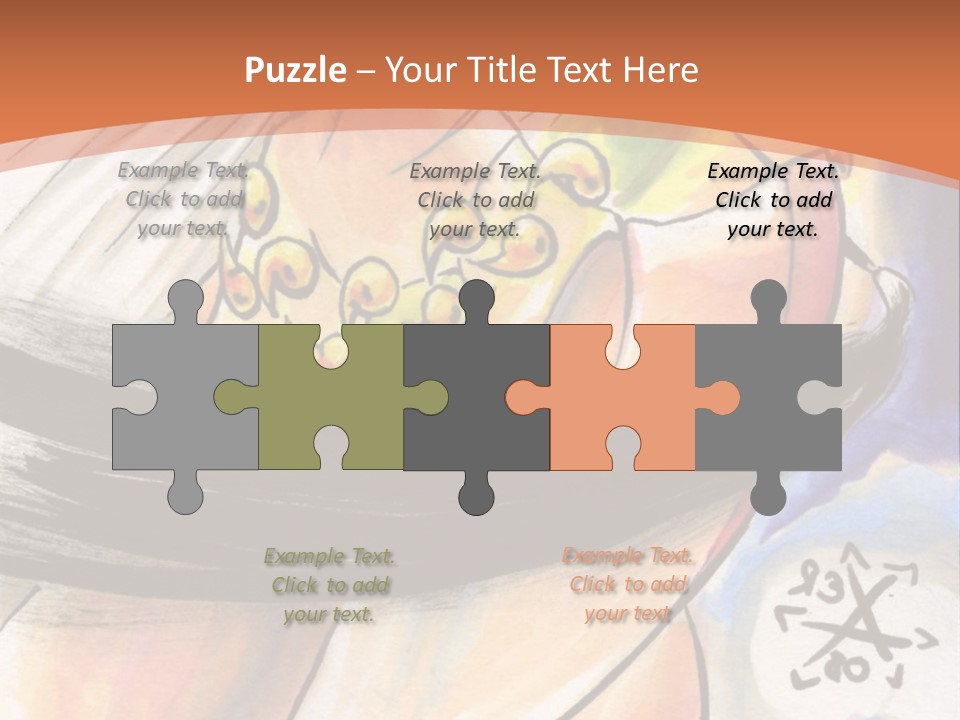 A Woman In A White Dress Is Holding A Yellow Object PowerPoint Template