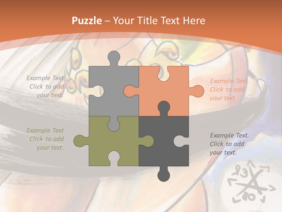 A Woman In A White Dress Is Holding A Yellow Object PowerPoint Template