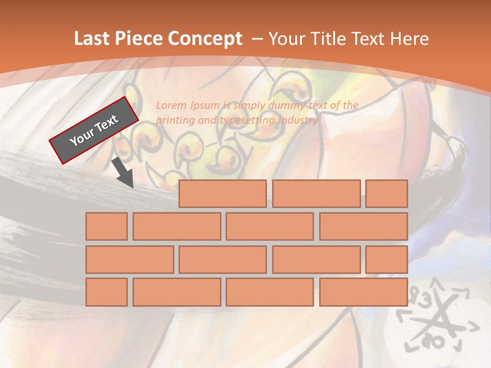 A Woman In A White Dress Is Holding A Yellow Object PowerPoint Template