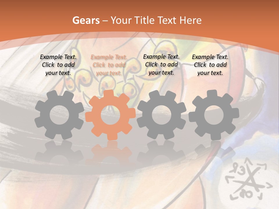 A Woman In A White Dress Is Holding A Yellow Object PowerPoint Template