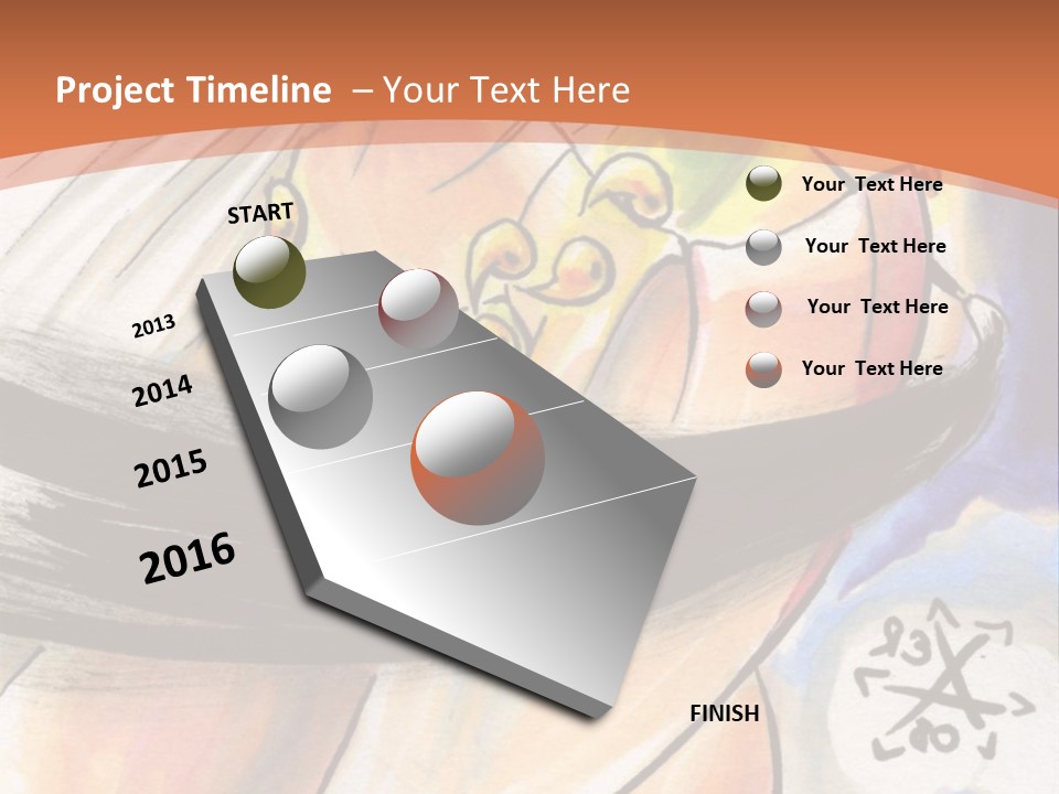 A Woman In A White Dress Is Holding A Yellow Object PowerPoint Template