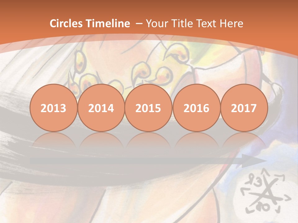 A Woman In A White Dress Is Holding A Yellow Object PowerPoint Template