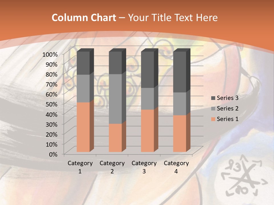 A Woman In A White Dress Is Holding A Yellow Object PowerPoint Template