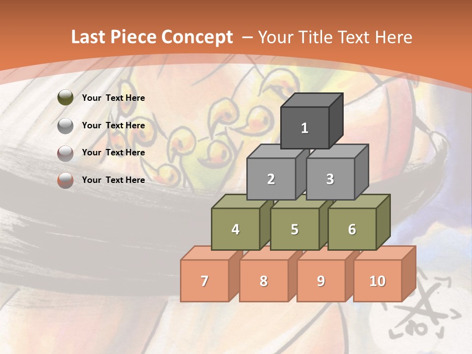 A Woman In A White Dress Is Holding A Yellow Object PowerPoint Template