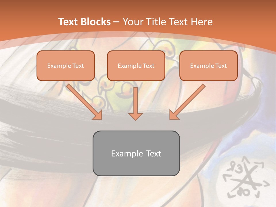 A Woman In A White Dress Is Holding A Yellow Object PowerPoint Template