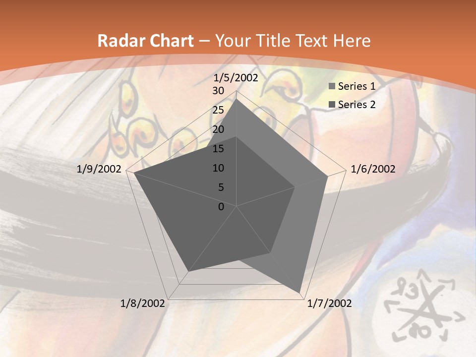 A Woman In A White Dress Is Holding A Yellow Object PowerPoint Template