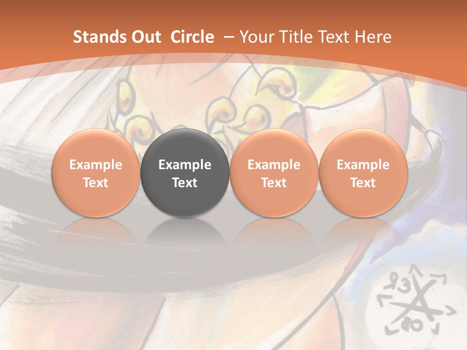 A Woman In A White Dress Is Holding A Yellow Object PowerPoint Template