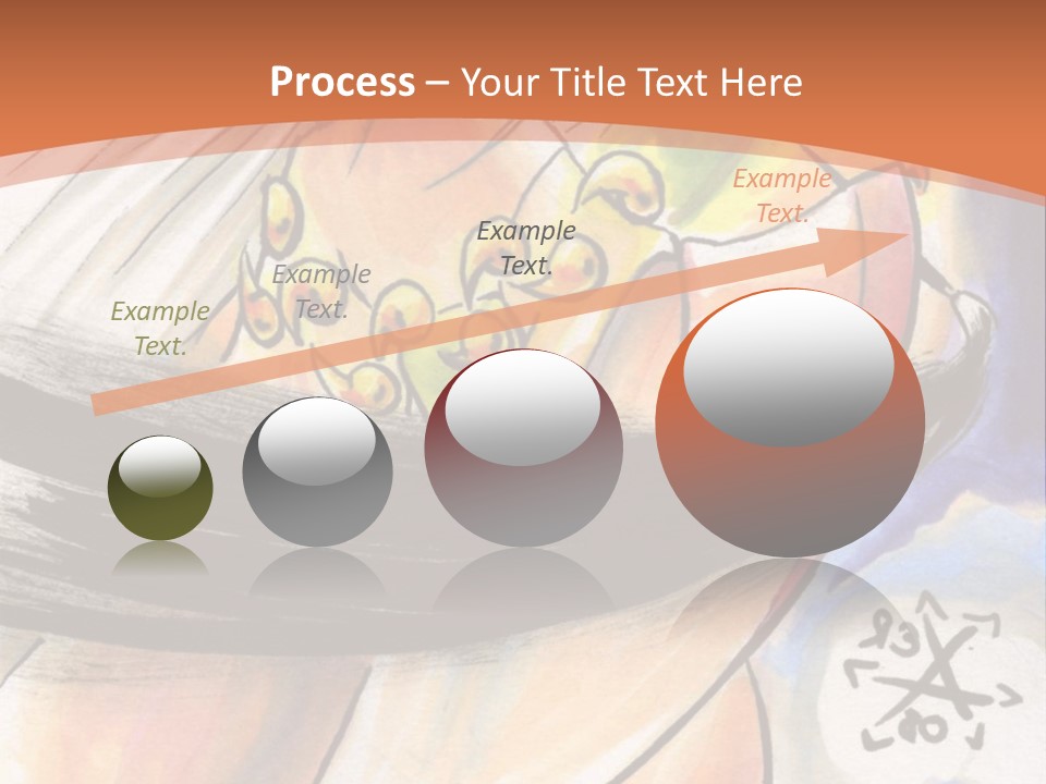 A Woman In A White Dress Is Holding A Yellow Object PowerPoint Template