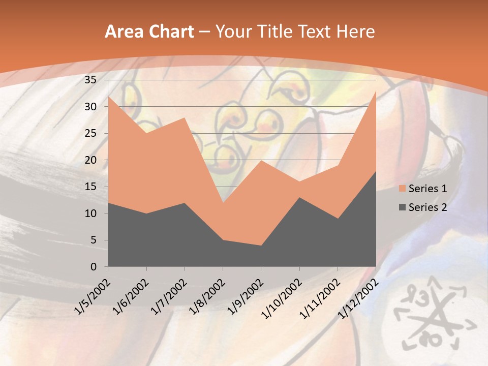 A Woman In A White Dress Is Holding A Yellow Object PowerPoint Template